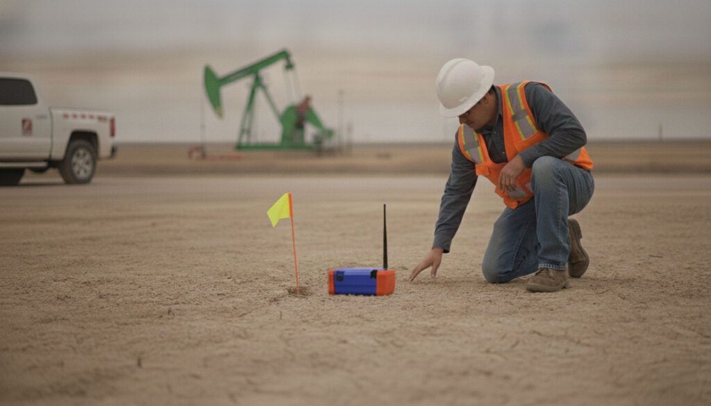 pipeline operator pig tracking above ground marker