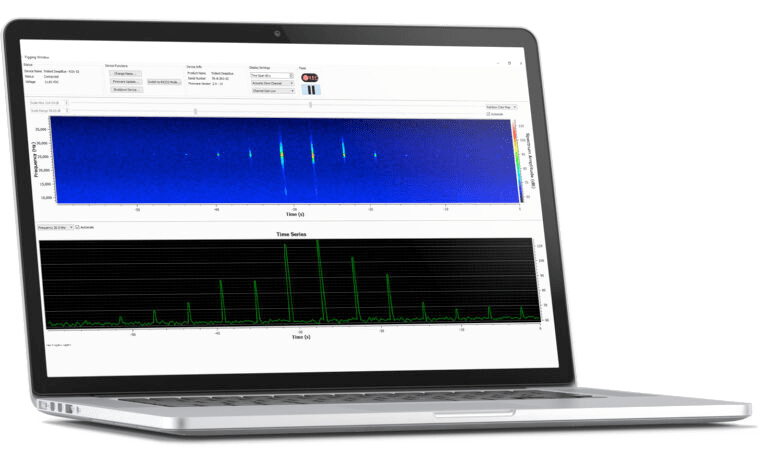 Pigview Analytics software on laptop
